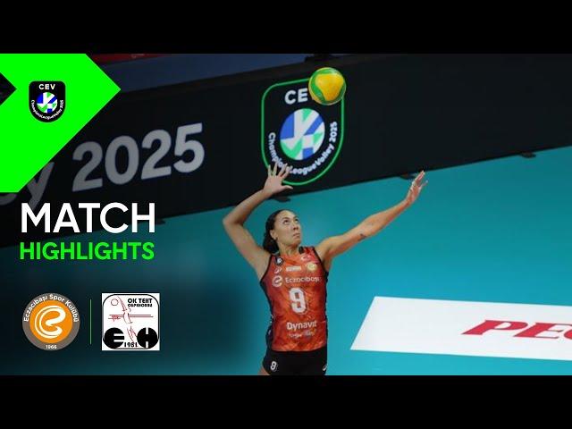 Highlights | Eczacibasi Dynavit ISTANBUL vs. Tent OBRENOVAC | CEV Champions League Volley 2025