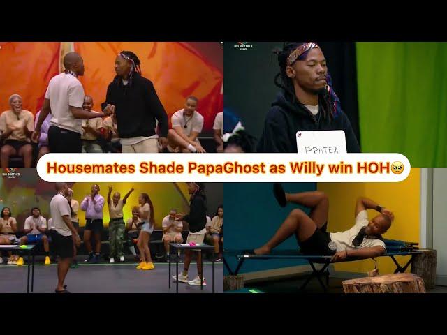 BBMZANSI 2024: PAPAGHOST MOCKED AS WILLY WIN HOH‍️ MOMENT HOUSEMATES SHADE PAPAGHOST