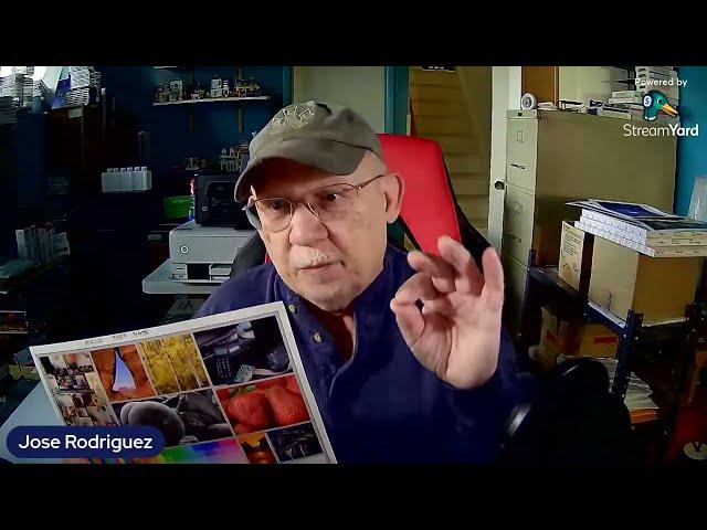 Jose Rodriguez Photo Printing Techie Live Stream 12 Noon EST USA 1-5-2025