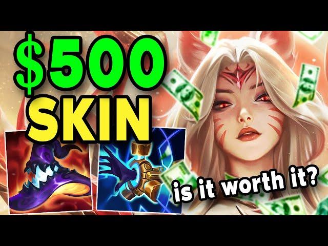 I tried the New $500 Faker Ahri Skin so you won't have to | Immortalized Legend Ahri