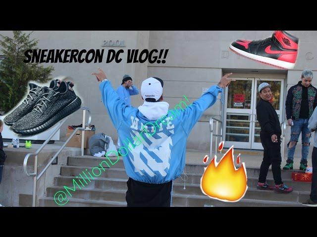 SneakerCon DC! Fall 2015 | A MillionDollarVlog | @MillionDollarDream | TURN UP!