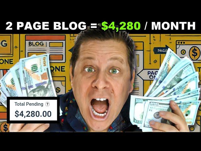 Simple Two Page Blog Makes Over $138 Per Day! [Using Chatgpt]