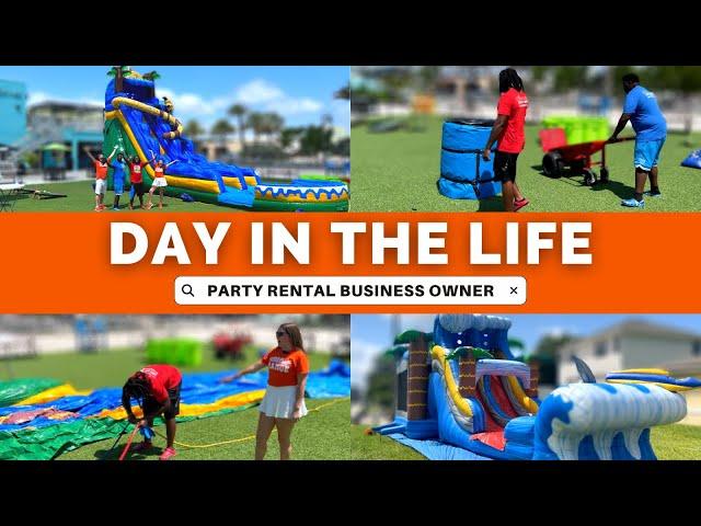 Party Rental Business Owner Tips | Day in the Life #2