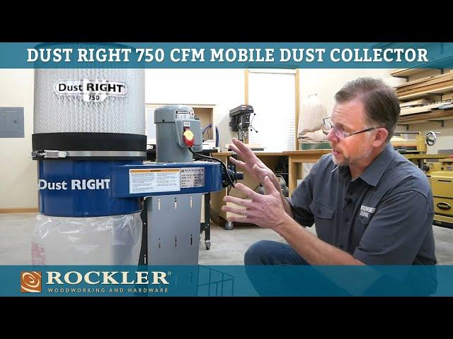 Dust Right 750 CFM Mobile Dust Collector - Tool Overview