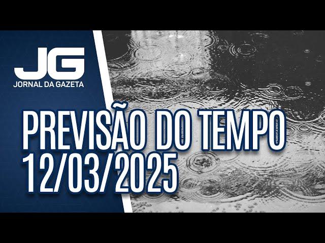 Previsão do Tempo – 12/03/2025