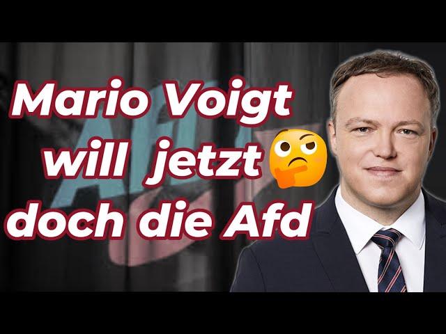 Mario Voigt will mit Afd regieren!!!