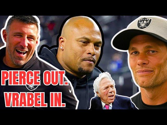 Raiders FIRE Antonio Pierce! Patriots MUST HURRY! Tom Brady CHASES Mike Vrabel for Mark Davis!