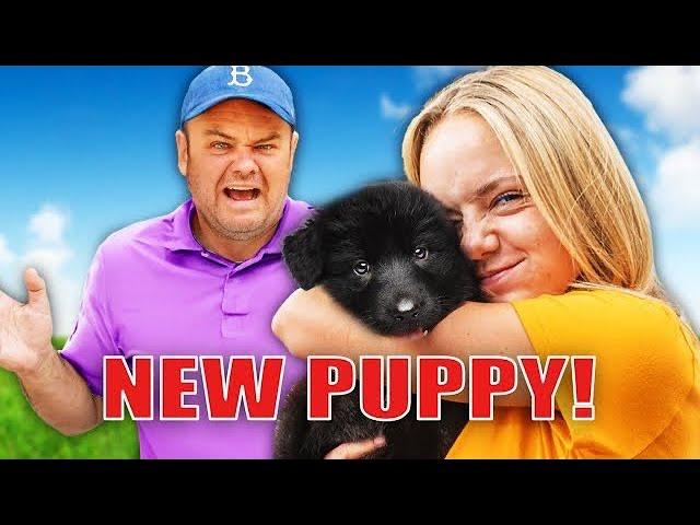 Surprising Dad With A $2000 Puppy! (Bad Idea!)