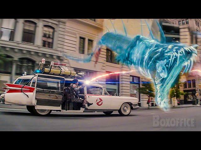 Dragon Ghost in Manhattan | Ghostbusters: Frozen Empire | CLIP