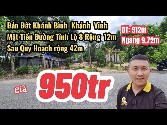 Bán Đất Khánh Vĩnh Khánh Hòa|Bán Đất Khánh Bình Mặt Tiền Đường Tỉnh Lộ 8|Nha Trang Nhà Đất Khánh Hòa