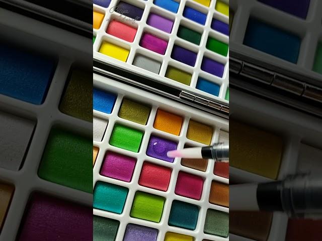 Watercolor unboxing #shorts#painting#art#unboxing