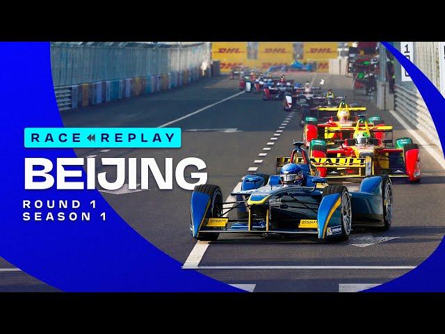 Formula E goes racing for the very first time! ️ | Beijing E-Prix Season 1 Race Replay