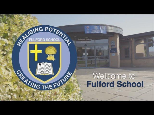 Welcome to Fulford School