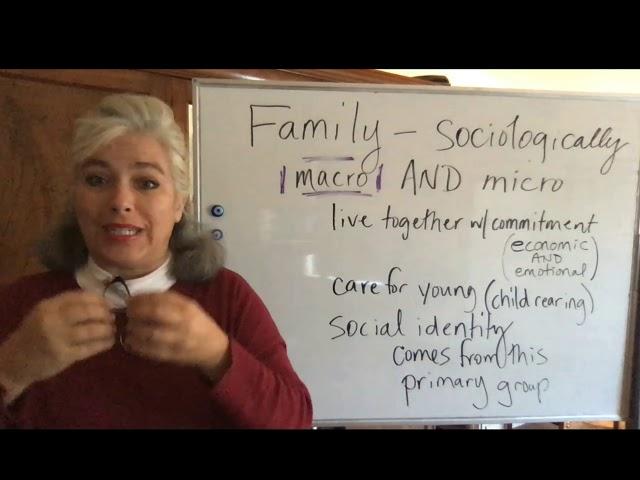 Unit 4 Sociological definition of family