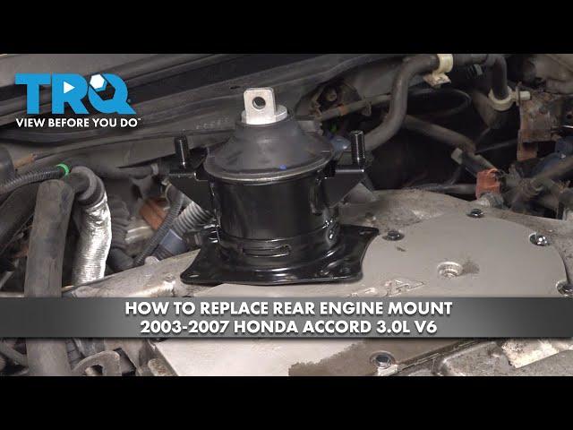 How to Replace Rear Engine Mount 2003-2007 Honda Accord 3.0L V6