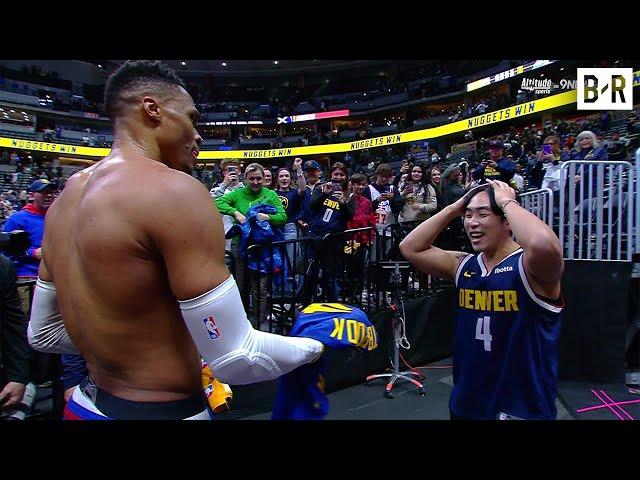 Russell Westbrook Gives His Jersey to a Superfan Who Traveled From South Korea ️