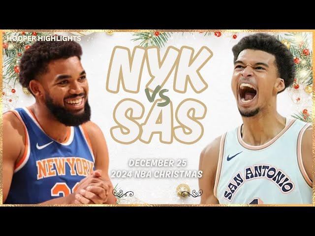 New York Knicks vs San Antonio Spurs Full Game Highlights | Dec 25 | 2025 NBA Season