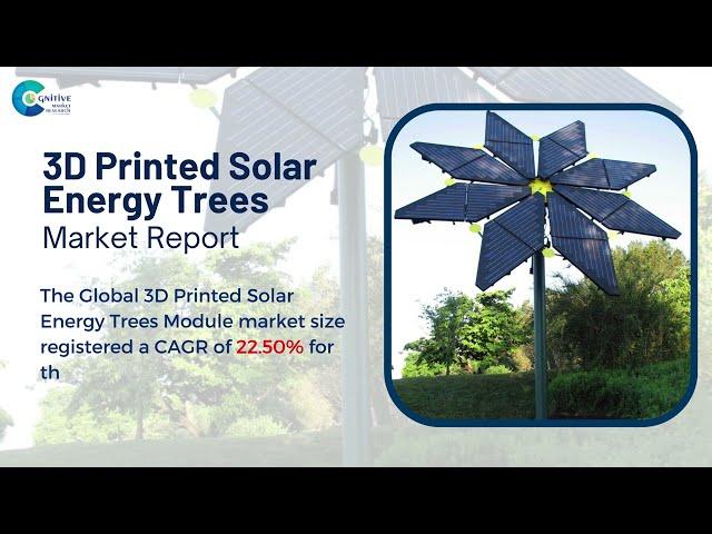 3D Printed Solar Energy Trees Market Report 2024 (Global Edition)