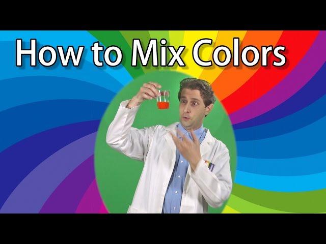 How to Mix 3 Colors to Make a Rainbow - Science Experiments for Kids - Primary Colors