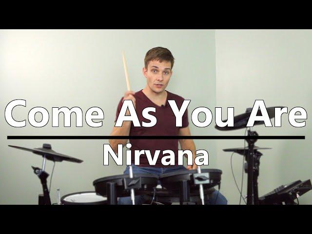 Come As You Are Drum Tutorial - Nirvana