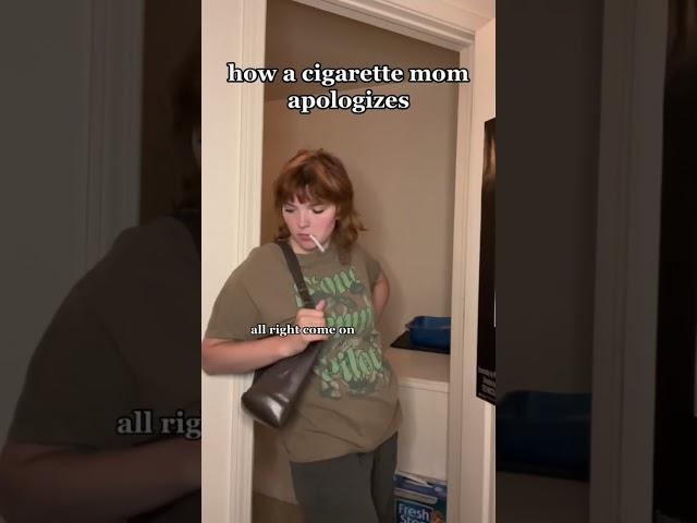 how a cig mom apologizes #mom #relatable #mom #comedian #character #childhood #skit