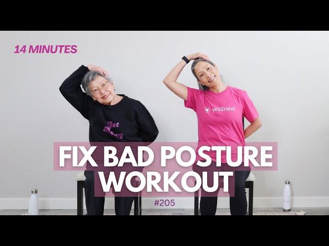 5 Exercises to Fix Bad Posture | Gentle Stretches for Seniors