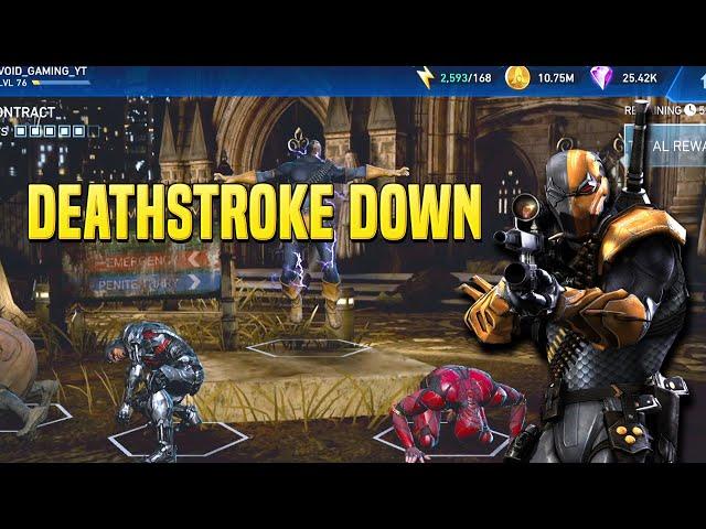 Boss Deathstroke Down | Rewards The Last Contract | Heroic 7 | Injustice 2 Mobile