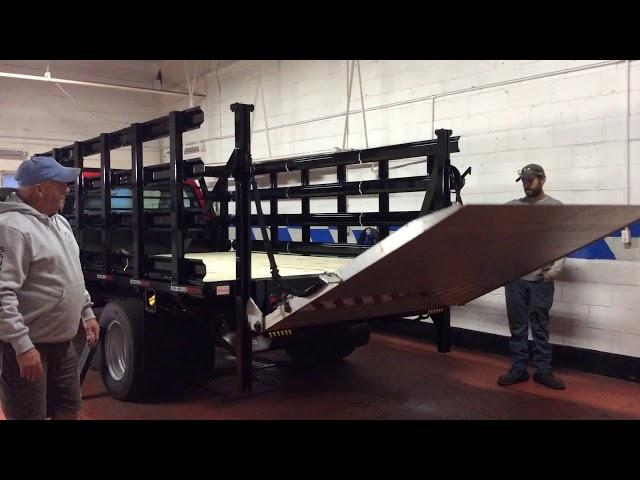 Iron Man truck body stake rack sides w/lift gate