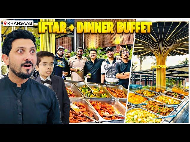 Iftar + Dinner Buffet at Khansaab Restaurant || Influencers Meetup