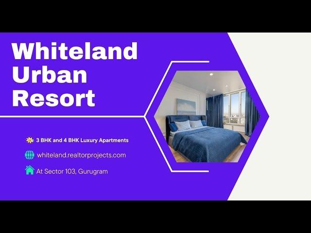 Whiteland Urban Resort Sector 103 Gurgaon - Every Place Is Full Of Everything