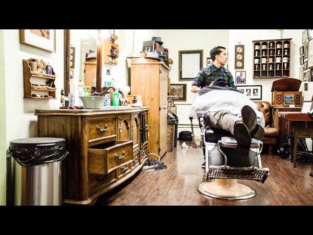 Shaving Tutorial By Traditional Old School Barber I Berkeley, CA.