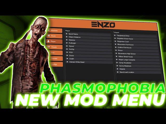 Phasmophobia Mod Menu | Phasmophobia Save Editor | Troll Options! | Updated (ENZO) | Many Functions