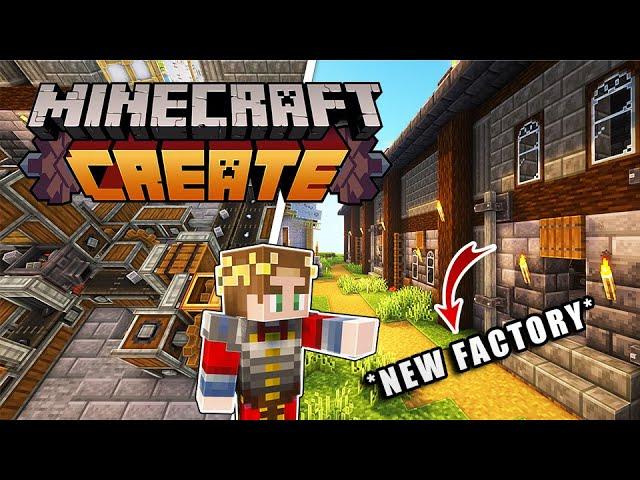 I UPGRADED MY FACTORY in Minecraft Create Mod!