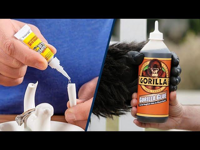 What's the difference between gorilla glue vs super glue