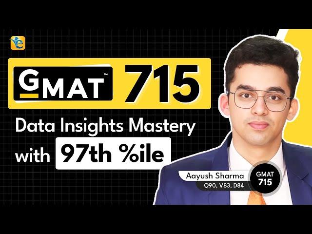 GMAT 715 | Journey to Perfect Quant (Q90) & 97th Percentile in Data Insights | Live with Ayush