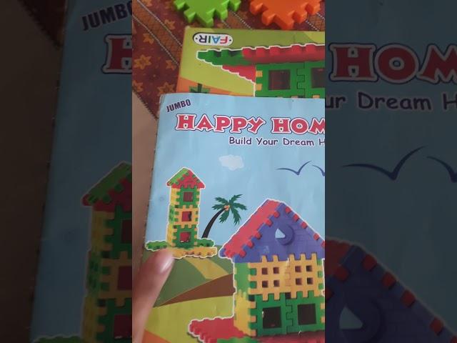 Happy home jumbo blocks set