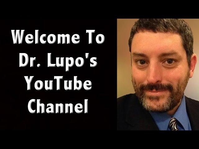 Welcome to Dr. Tarrin P Lupo's YouTube Channel