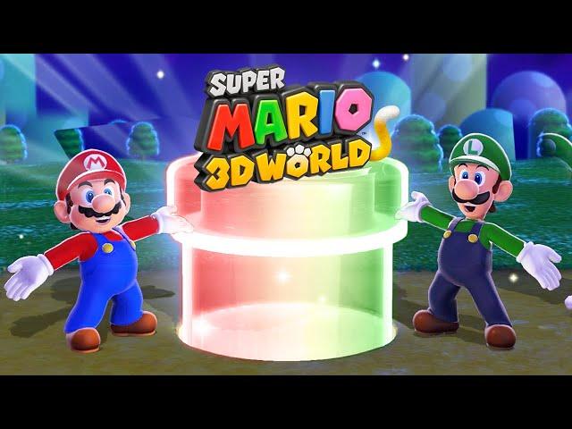 Super Mario 3D World - Complete Walkthrough (2 Player)