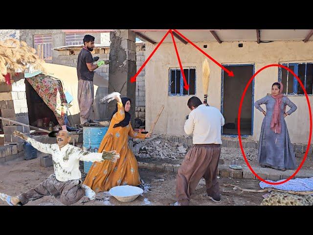 Demolition of Mirza Ali's second wife's house by Perry.  Mirza Ali's displeasure