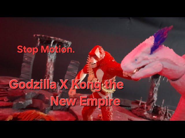 Godzilla X Kong The New Empire Stop Motion.