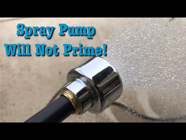 How To Prime A Sprayer