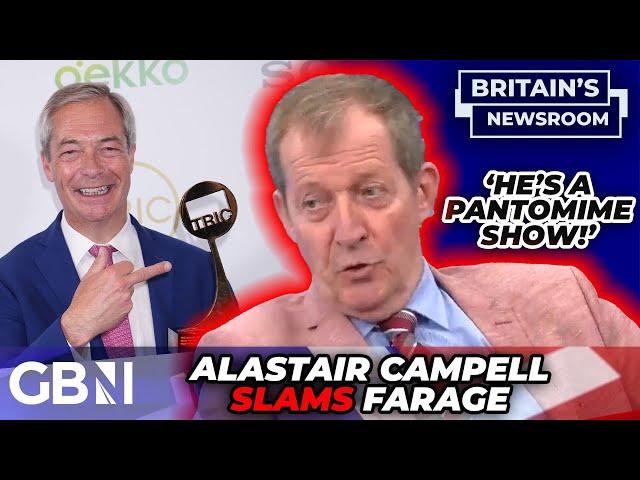 WATCH: Alastair Campbell's SEETHING rant after Nigel Farage scoops up Presenter award: 'RIDICULOUS!'