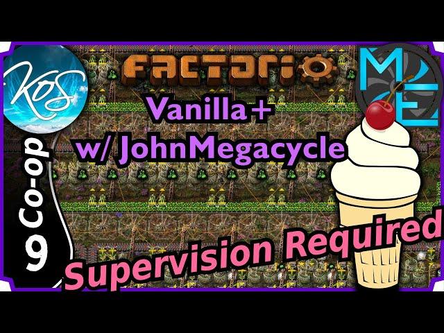 Factorio Vanilla+ 9 - Grunting Katherine - co-op with JohnMegacycle