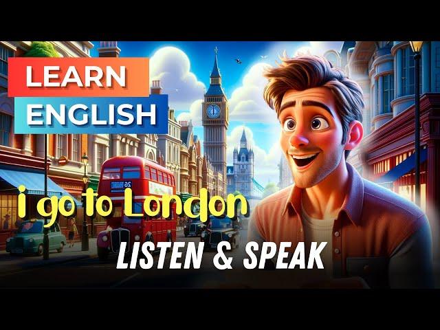 Learn English Through Stories | I Went to London | English Story | How I Improve my English