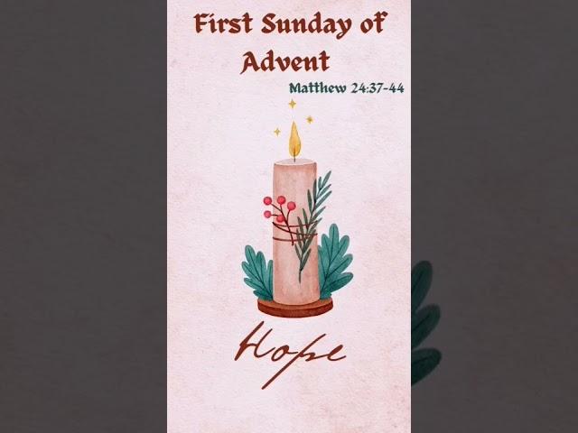 Matthew 24:37-44 # JDH One Minute Gospel Reflection by Rev. Fr. A. Joseph Victor JDH