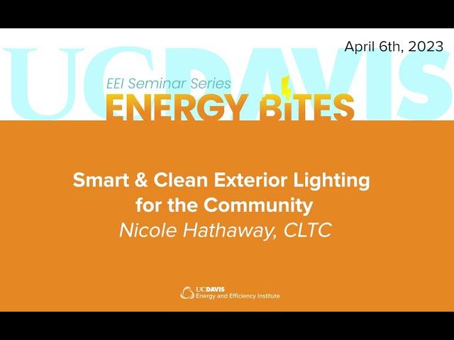 Smart & Clean Exterior Lighting for the Community