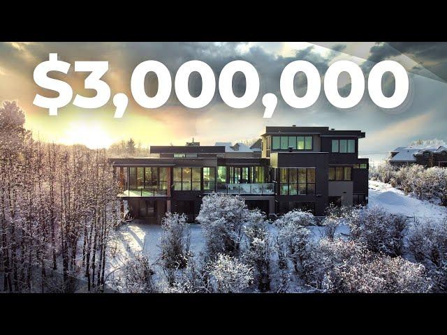 Inside a $3,000,000 Luxury Designer Acreage in Calgary's Silverhorn! - Million Dollar Property Tour