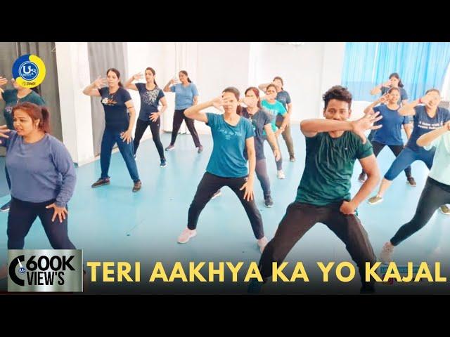 Teri Aakhya Ka Yo Kajal | Zumba Fitness With Unique Beats | Vivek Sir