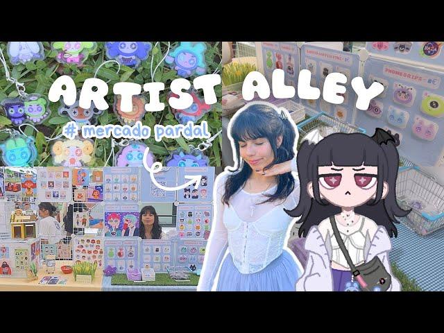 Art market ARTIST ALLEY Vlog : Prepping for a market, sharing the table with my sister