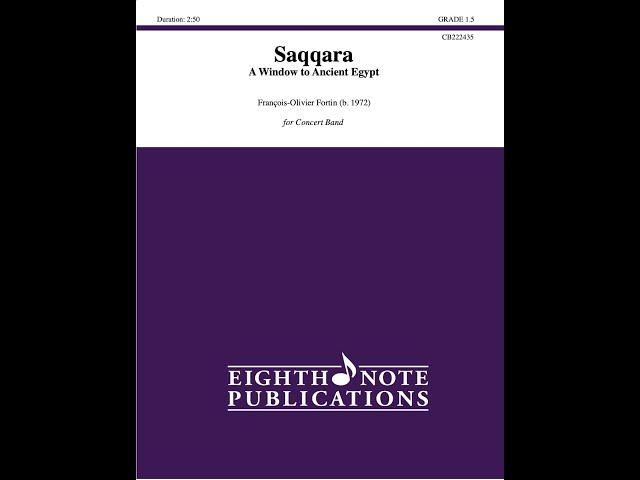 Saqqara - A Window to Ancient Egypt by Francois-Olivier Fortin - Grade 1.5